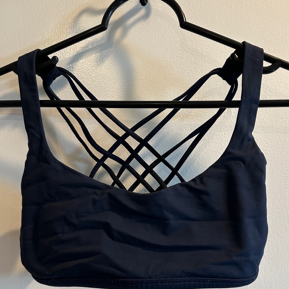 Lululemon Navy Strappy Bralette